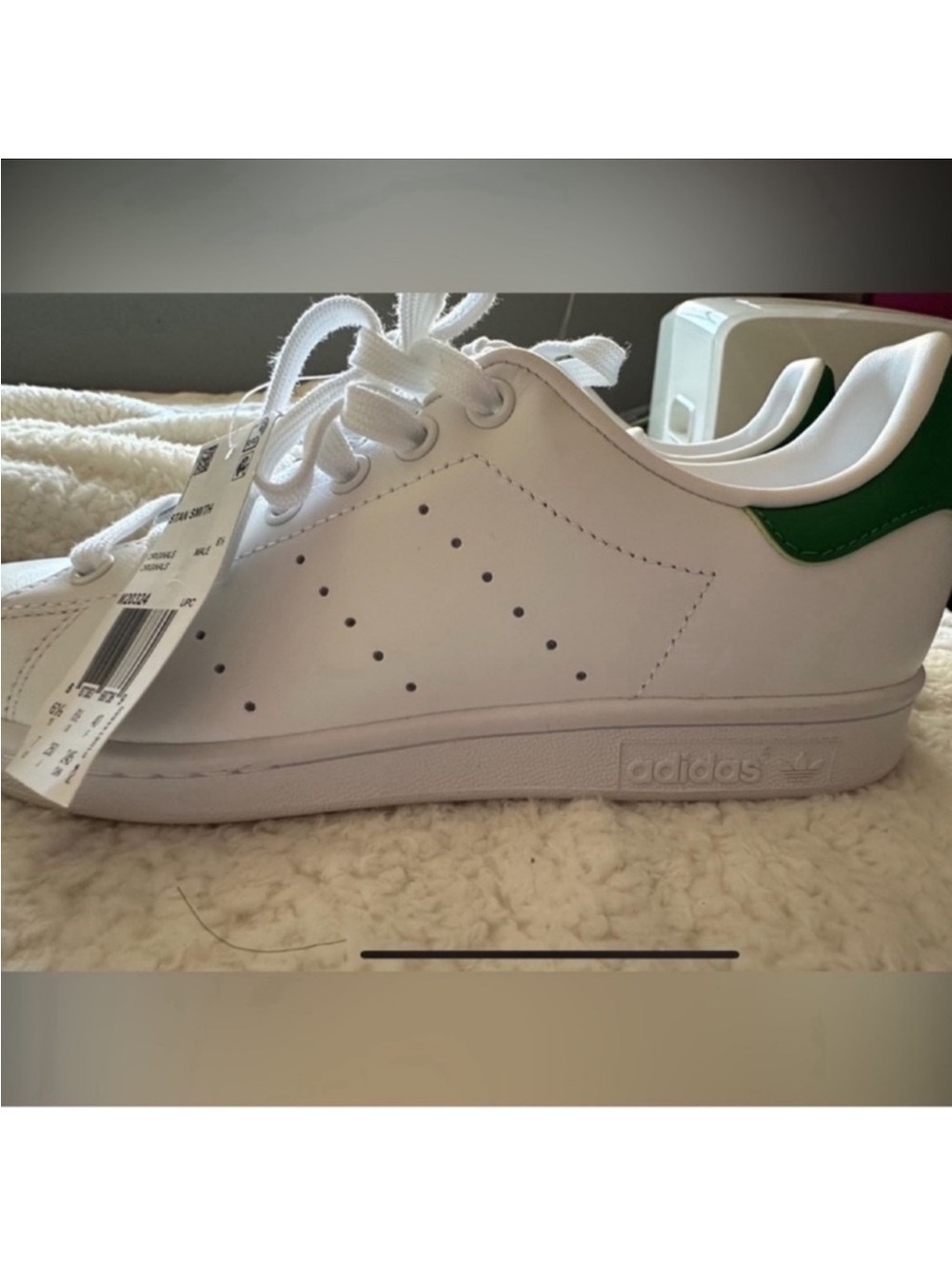 adidas White & Green Low-Top Sneakers Stan Smith - Picture 5 of 9